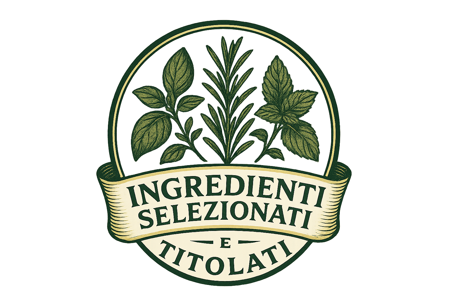 Ingredienti selezionati e titolati symbol